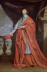 Retrato de Armand-Jean du Plessis, Cardenal Richelieu (1585-1642)
